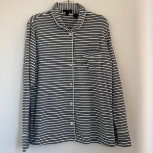 J Crew Dreamy cotton pajama set in stripe